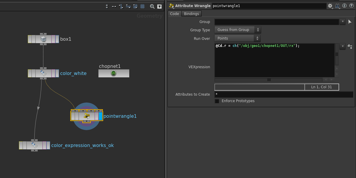 Create attribute. Гудини Векс. Houdini Vex functions. Sublime Houdini Vex. Houdini Chop expression.